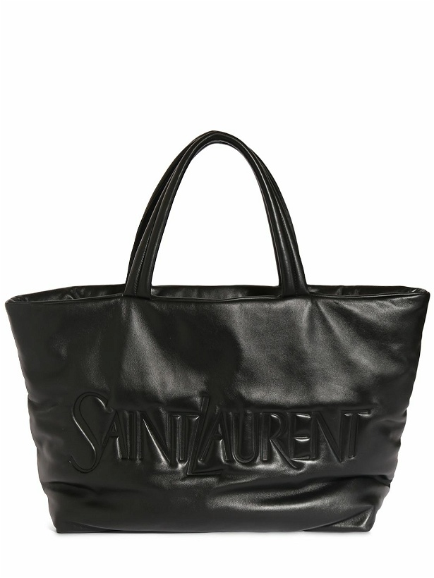 Photo: SAINT LAURENT - Saint Laurent Leather Tote Bag