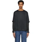 Neil Barrett Black Double Sleeve T-Shirt