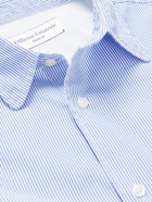 Officine Generale - Benoit Striped Cotton-Poplin Shirt - Blue