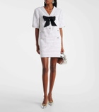 Alessandra Rich Sequined tweed minidress
