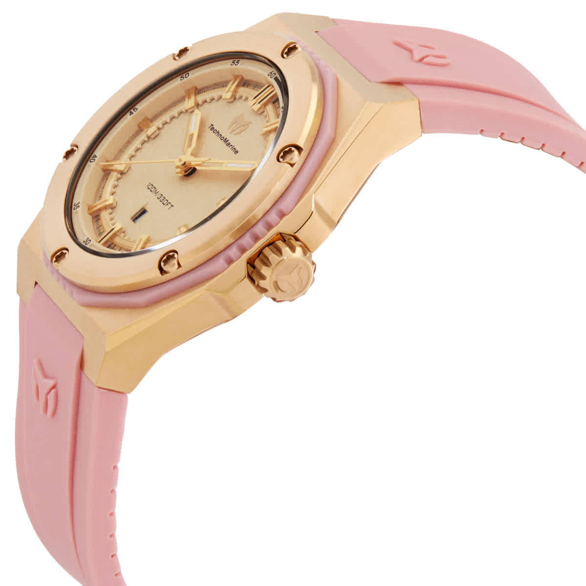 Technomarine CORAL Quartz Gold Dial Unisex Watch TM-416082