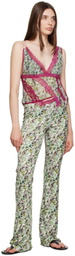 VAILLANT Multicolor Twisted Seashell Deconstructed Camisole