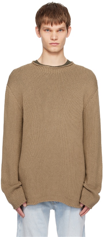 Photo: The Row Brown Anteo Sweater