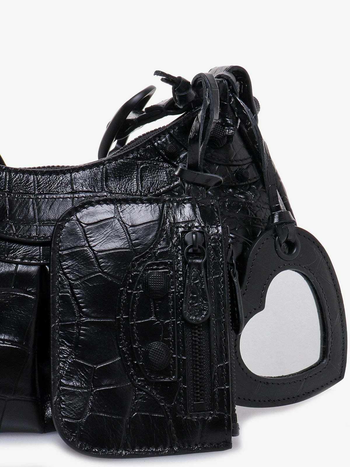 バッグ BALENCIAGA LE CAGOLE XS 2WAY BAG BLACK Balenciaga: Black XS 'Le Cagole' Bag | SSENSE