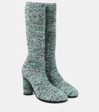 Bottega Veneta Atomic knitted knee-high sock boots