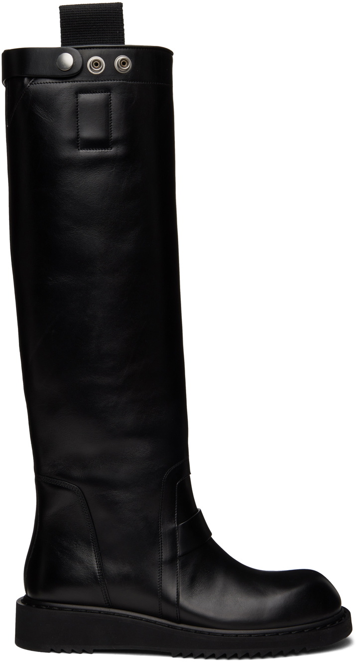 Rick Owens Black Anthem Jack Boots