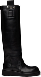 Rick Owens Black Anthem Jack Boots
