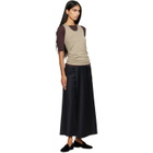 ssstein Khaki Suvin Cotton Tank Top