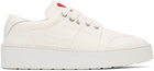 AMI Alexandre Mattiussi White Ami De Coeur Low Sneakers