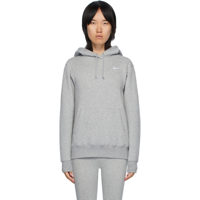 Photo: Nike Grey Sportswear Essentials Hoodie