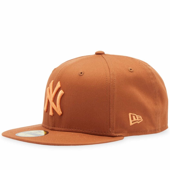 Photo: New Era NY Yankees League Essential 59Fifty Cap in Orange