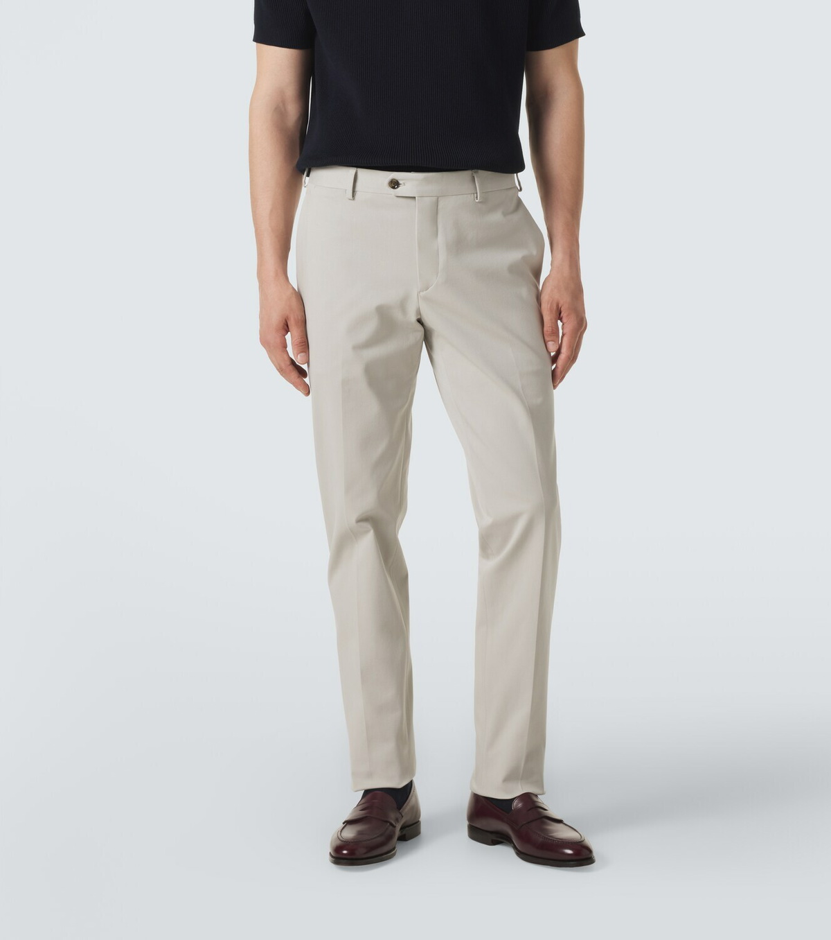 Lardini Cotton-blend slim pants
