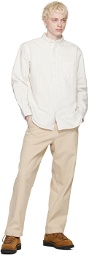 Adsum Off-White Striped Shirt