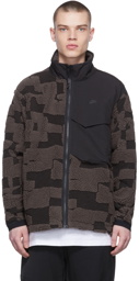 Nike Black & Brown Sportswear Therma-FIT Jacket