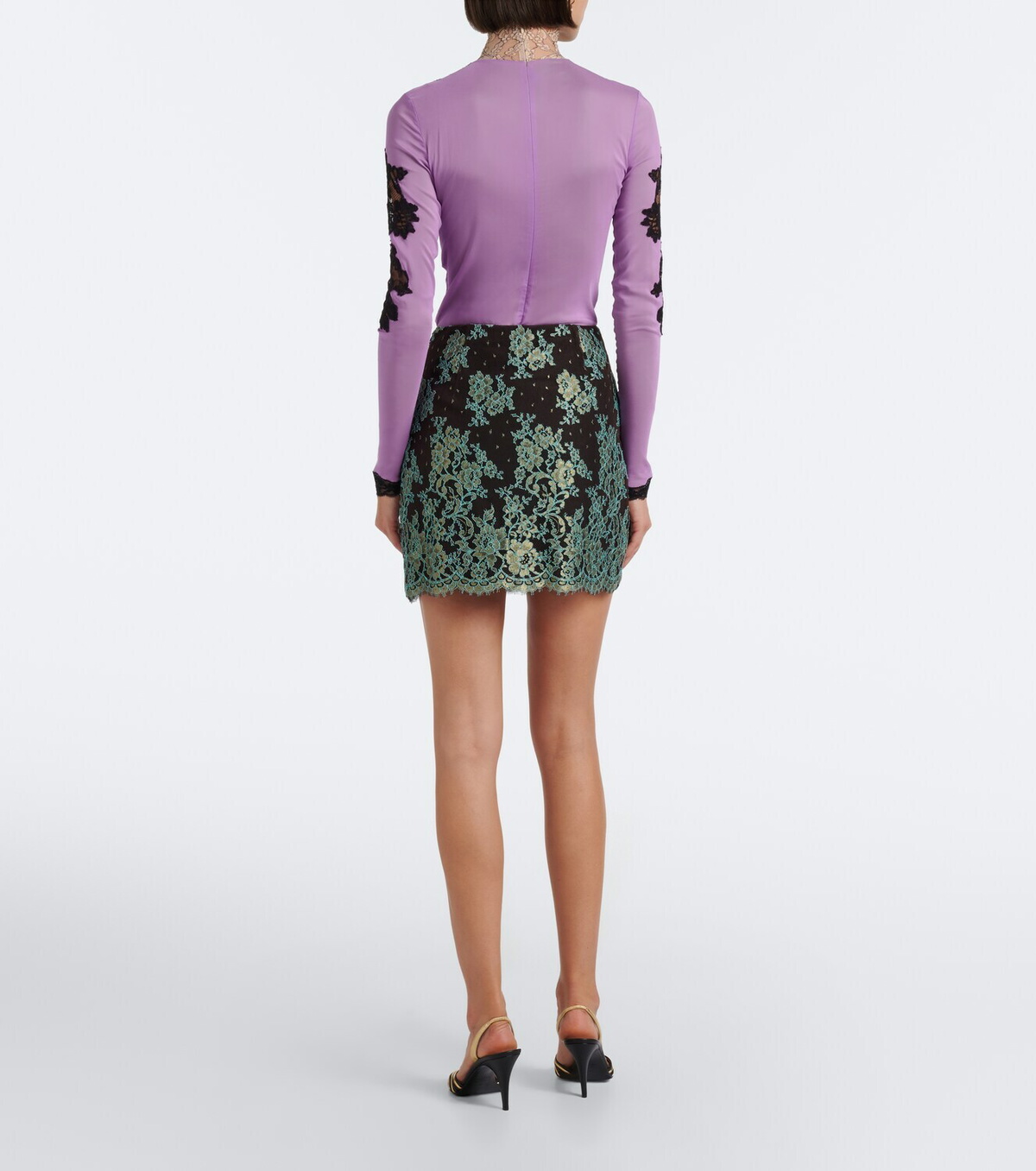 Valentino Lace miniskirt
