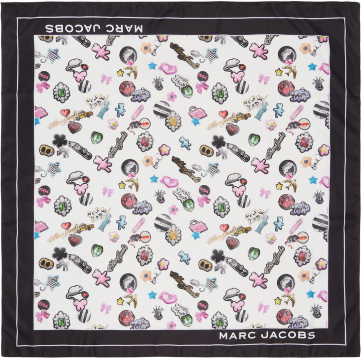 Photo: Marc Jacobs Multicolor Stick Print Scarf
