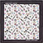 Marc Jacobs Multicolor Stick Print Scarf