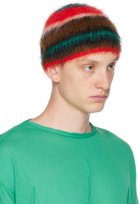 Edward Cuming Red & Brown Stoner Beanie