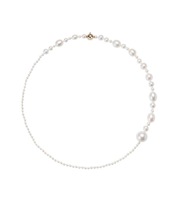 Photo: Sophie Bille Brahe Amis Peggy 14kt gold necklace with freshwater pearls