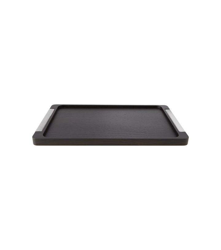 Photo: Georg Jensen Bernadotte wooden and stainless steel tray by Sigvard Bernadotte