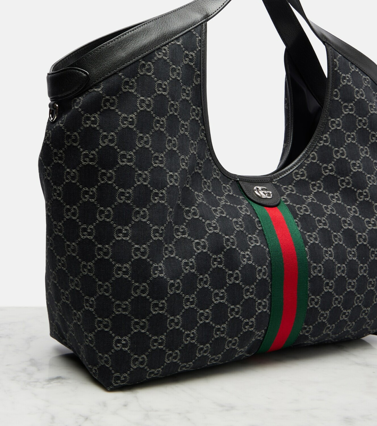 Gucci Gucci Giglio Large GG Canvas tote bag