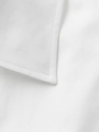 Brunello Cucinelli - Cutaway-Collar Double-Cuff Cotton-Twill Shirt - White