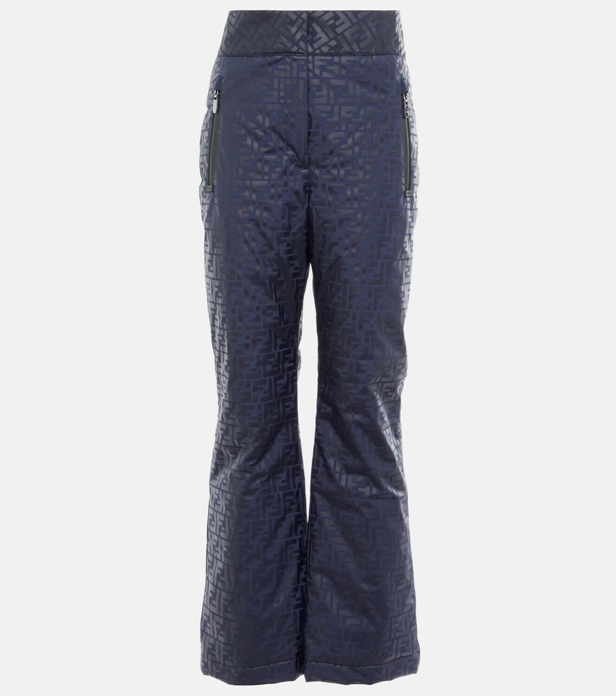 FF high-rise ski pants in grey - Fendi