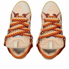 Lanvin Men's Curb Sneakers in Pale Pink/Mango