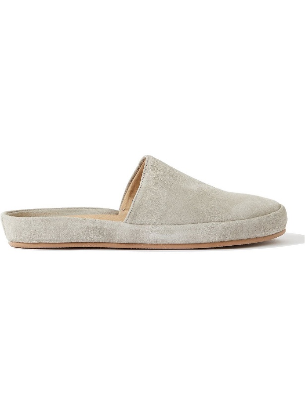 Photo: Mulo - Suede Slippers - Gray