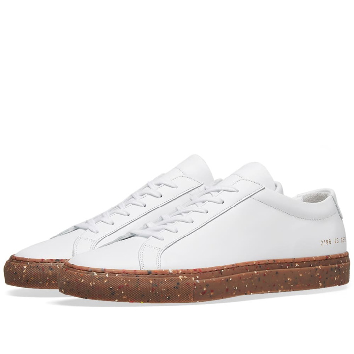 Photo: Common Projects Original Achilles Low Camo Sole White