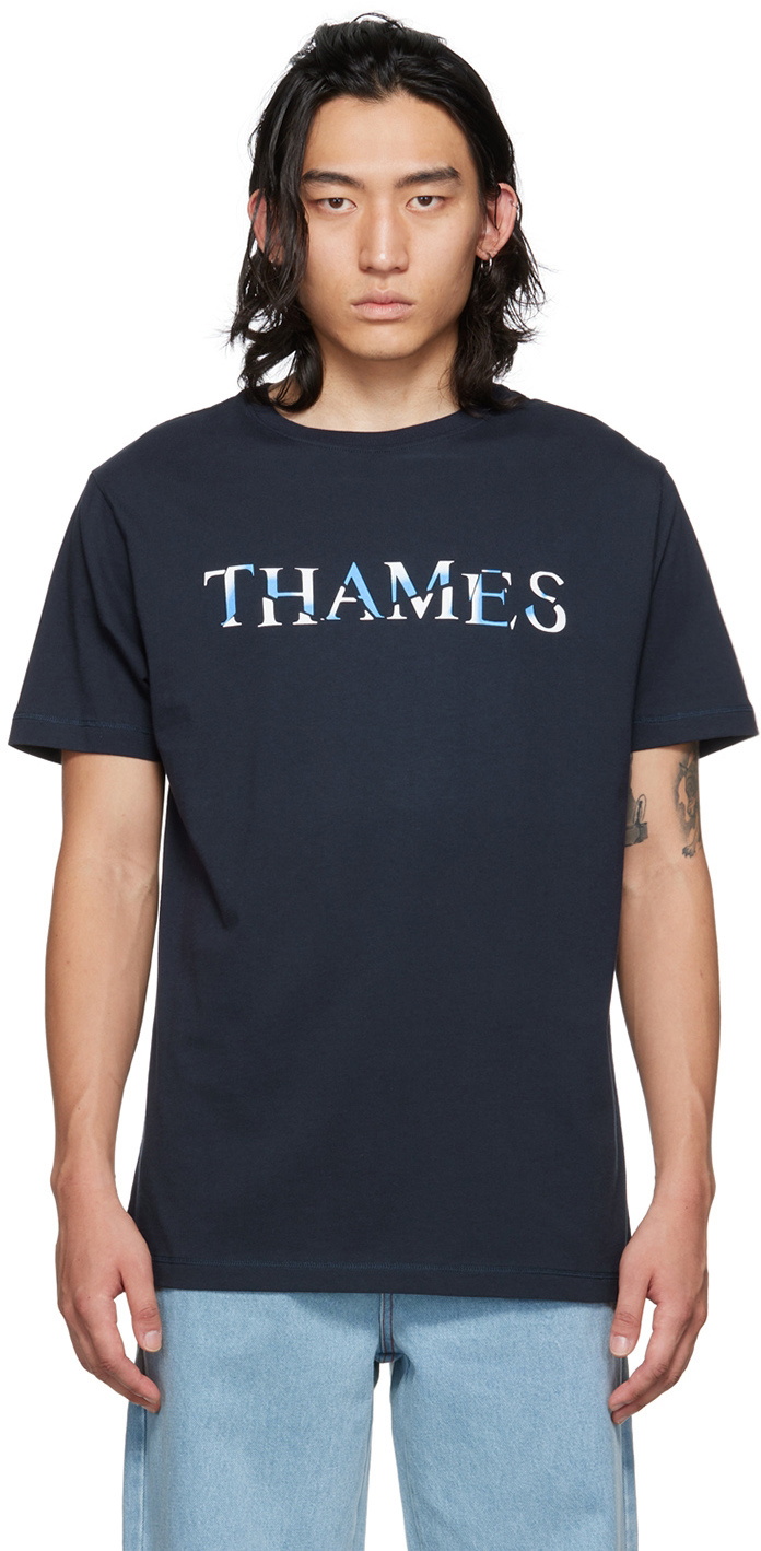Thames MMXX. SSENSE Exclusive Navy Phantom T-Shirt