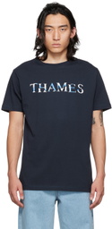 Thames MMXX. SSENSE Exclusive Navy Phantom T-Shirt