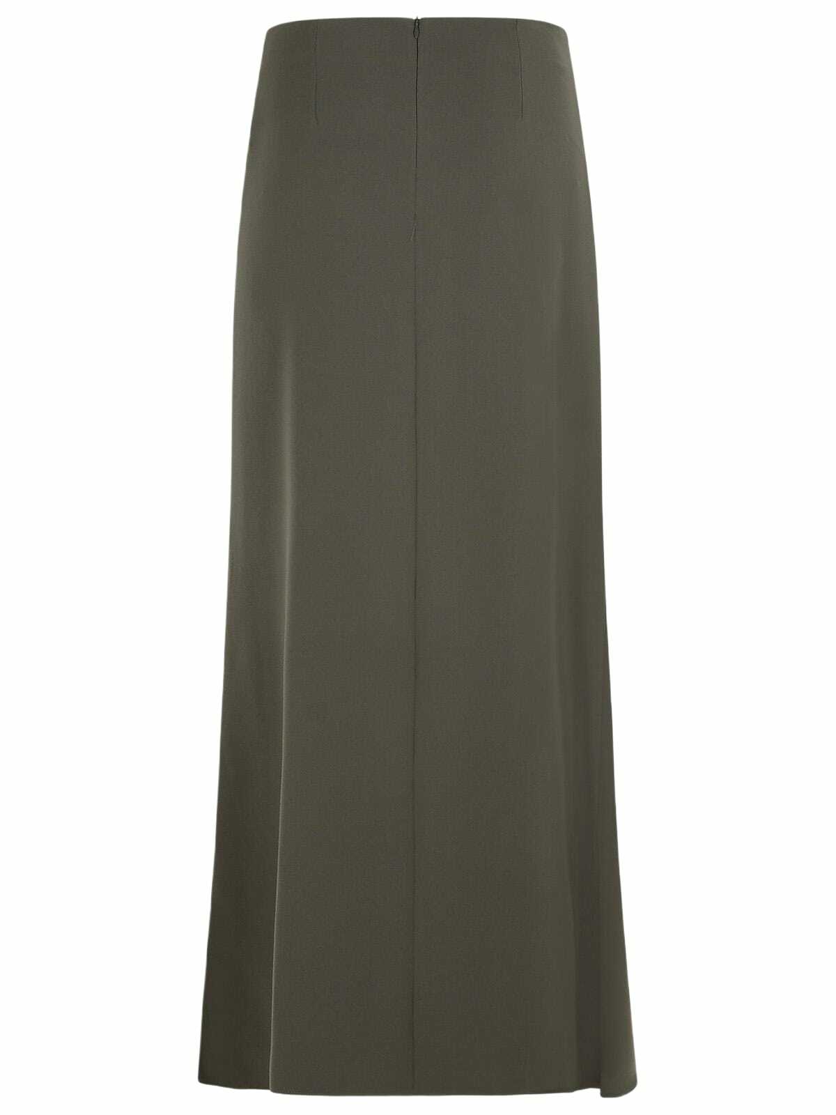 Parosh poker Long Skirt In Grey Polyester