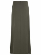 Parosh poker Long Skirt In Grey Polyester