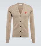 Ami Paris Ami de Coeur virgin wool cardigan