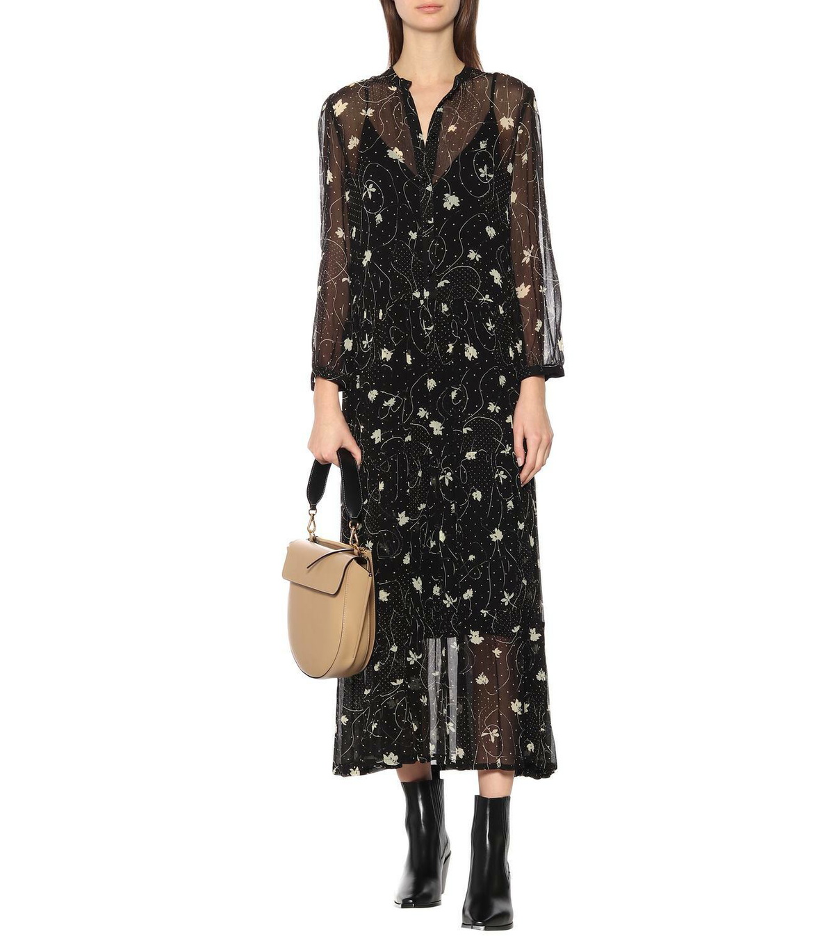 Baum und Pferdgarten Aia floral midi dress