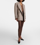 Gucci GG Crystal tulle leggings