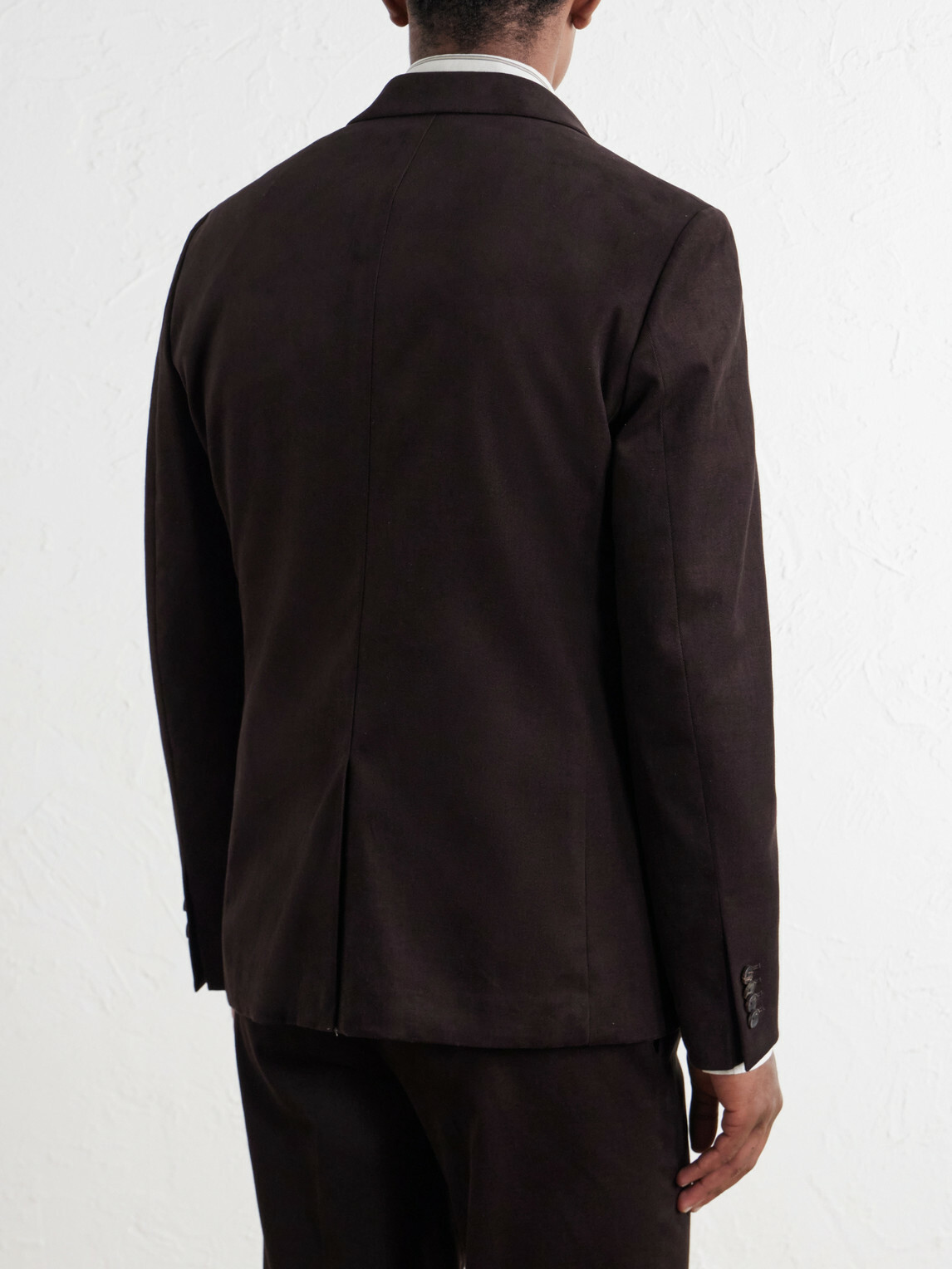 Mr P. - Cotton-Blend Twill Suit Jacket - Brown