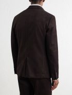 Mr P. - Cotton-Blend Twill Suit Jacket - Brown