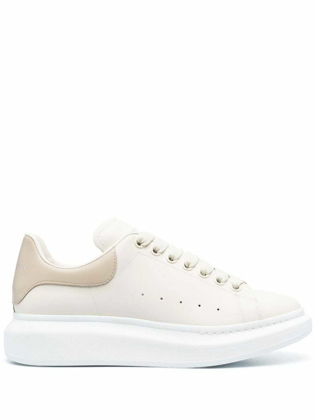 Photo: ALEXANDER MCQUEEN - Oversized Leather Sneakers