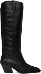 ANINE BING Black Tania Tall Boots