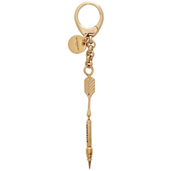 Photo: Givenchy Gold Arrow Charm Keychain