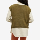 Story mfg. Women's Button Vest in Olive Contest