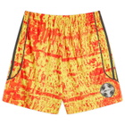 Adidas Los Angeles FC NTS Shorts in Fuchsia/Red/Yellow