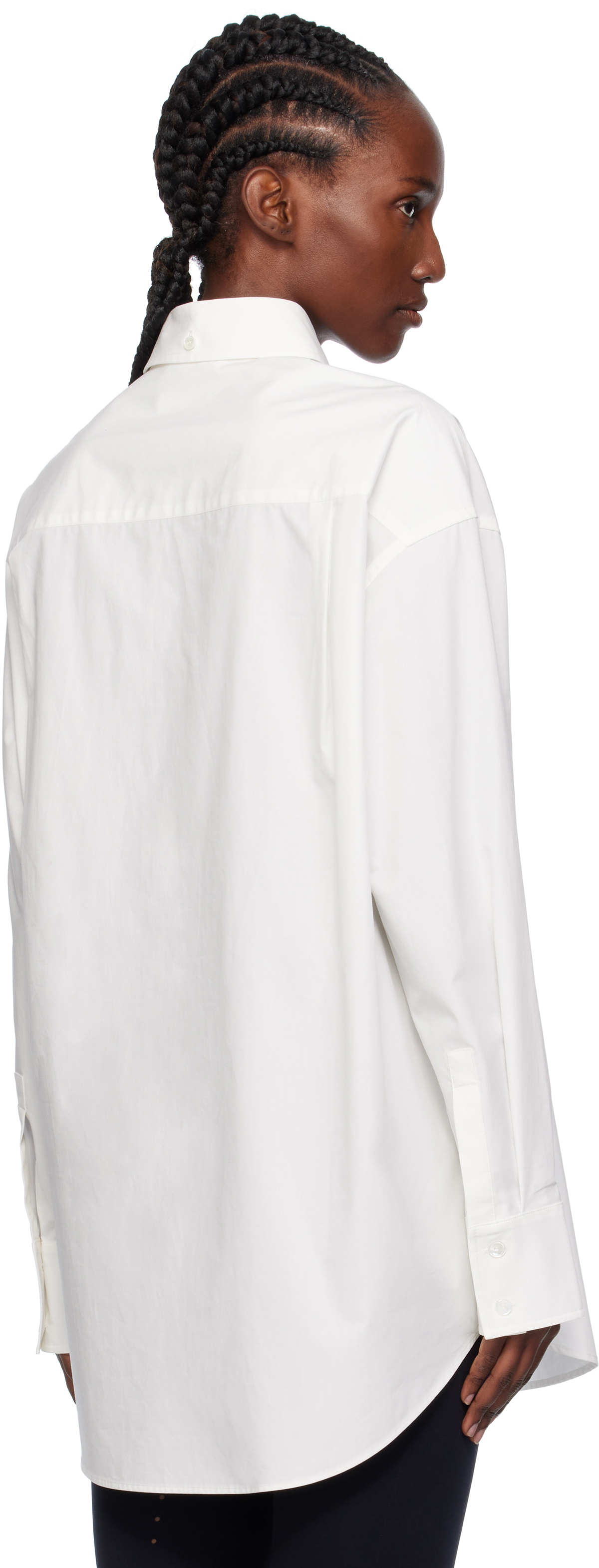 AO Yes White Embroidery Poplin Shirt