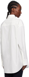 AO Yes White Embroidery Poplin Shirt