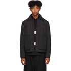 Craig Green Black Quilted Worker Jacket