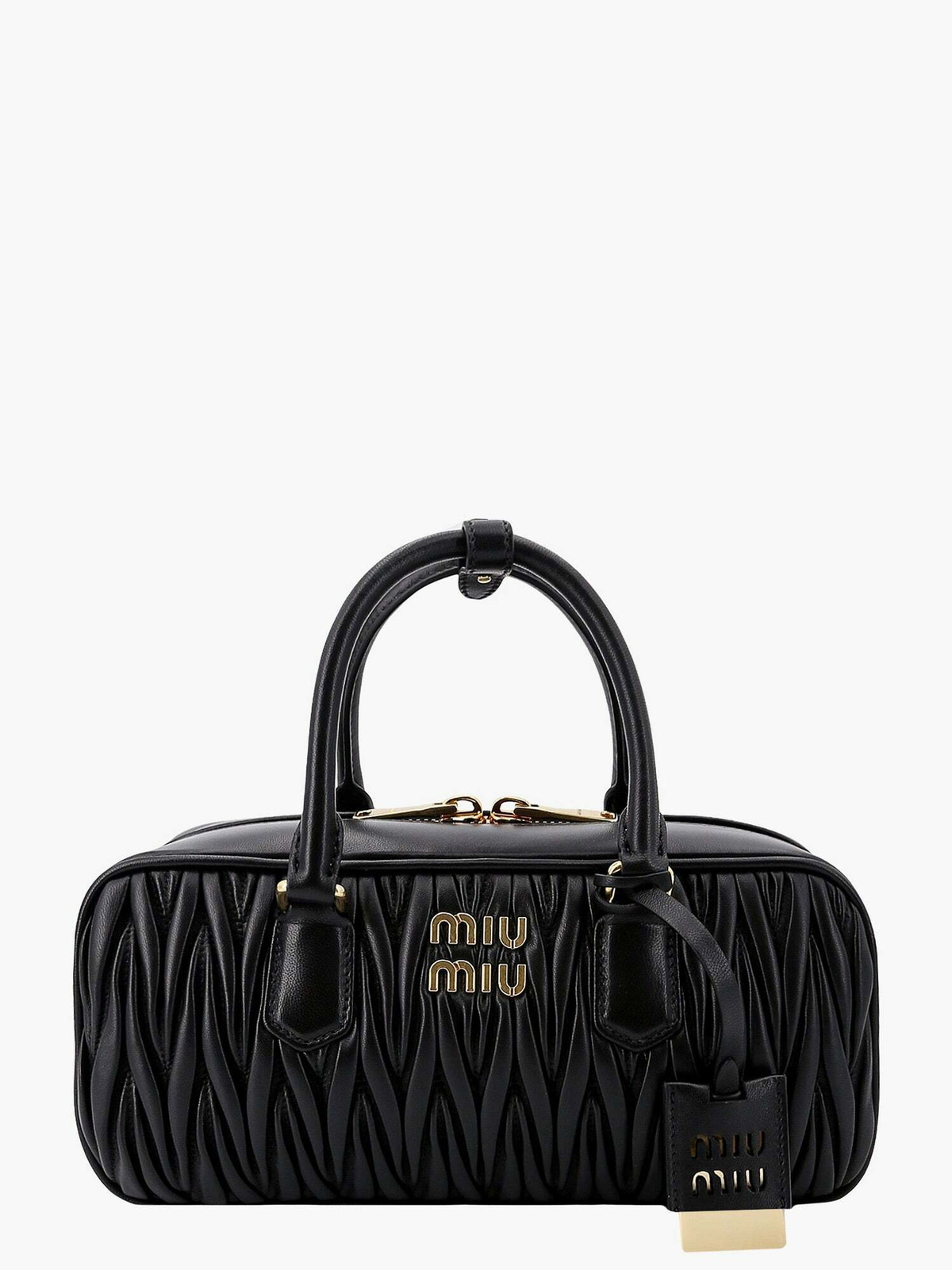 Miu Miu Red and White MIU Rider Bag Miu Miu