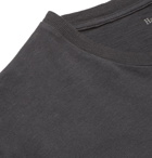 Hartford - Printed Cotton-Jersey T-Shirt - Men - Charcoal