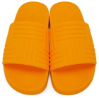 Bottega Veneta Orange Slider Sandals
